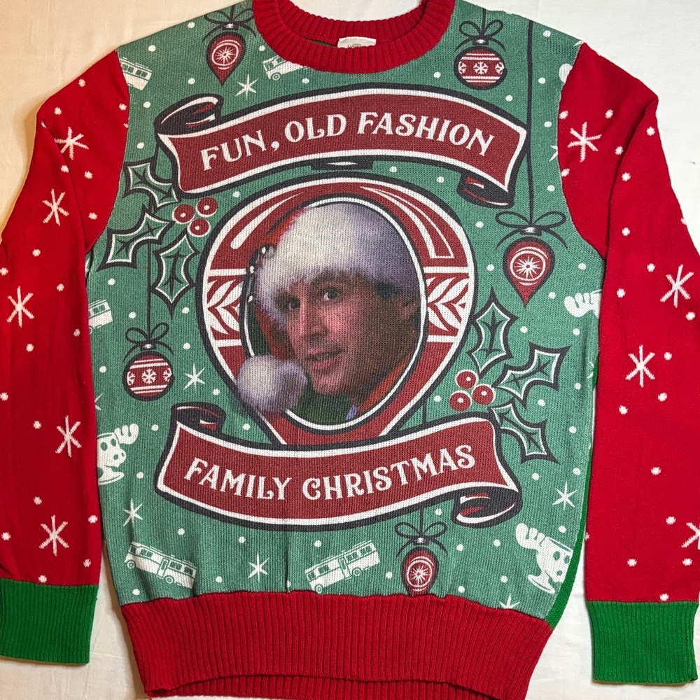 National Lampoon’s Christmas Vacation Clark Griswold Ugly Sweater